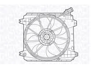 MAGNETI MARELLI 069422545010 ventiliatorius, radiatoriaus
163628EA02, 163628EA03, 167118EA01