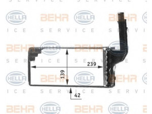 HELLA 8FH 351 311-651 šilumokaitis, salono šildymas 
 Šildymas / vėdinimas -> Šilumokaitis
6448 75, 6448.75, KR12.00