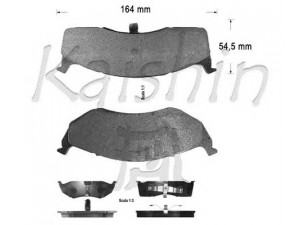 KAISHIN D10000 stabdžių trinkelių rinkinys, diskinis stabdys 
 Techninės priežiūros dalys -> Papildomas remontas
04882107, 4762682, 4773264, 4882107