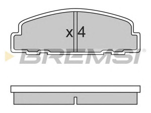 BREMSI BP2329 stabdžių trinkelių rinkinys, diskinis stabdys 
 Techninės priežiūros dalys -> Papildomas remontas
0449187201, 0449187201000