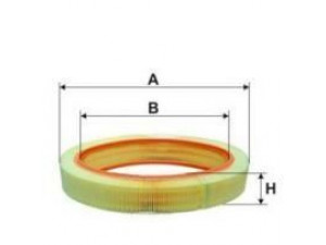 UNIFLUX FILTERS XA227 oro filtras 
 Filtrai -> Oro filtras
5022 746, 890 X 9601 GA, 001 094 78 04