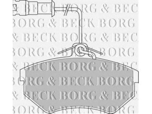 BORG & BECK BBP1146 stabdžių trinkelių rinkinys, diskinis stabdys 
 Techninės priežiūros dalys -> Papildomas remontas
357698151F, 357698151F, 357 698 151 F