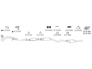 HJS Op_216 išmetimo sistema 
 Išmetimo sistema -> Išmetimo sistema, visa
