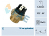 temperatūros jungiklis, radiatoriaus ventiliatorius