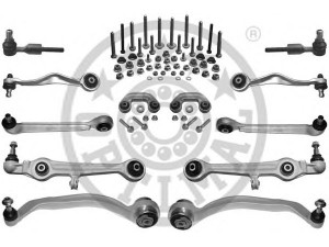 OPTIMAL G8-569 jungčių komplektas, rato pakaba 
 Ašies montavimas/vairavimo mechanizmas/ratai -> Valdymo svirtis/pasukamosios svirties sujungimas -> Vairo trauklės (valdymo svirtis, išilginis balansyras, diago
4B3498998, 4B3498998, 4B3498998