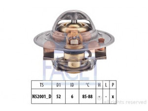 FACET 7.8272S termostatas, aušinimo skystis 
 Aušinimo sistema -> Termostatas/tarpiklis -> Thermostat
1 370 460, 4 549 539, XM34-8575-DB