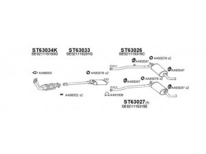 VENEPORTE 630058 išmetimo sistema 
 Išmetimo sistema -> Išmetimo sistema, visa