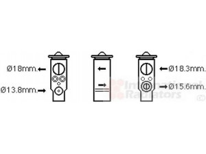 VAN WEZEL 06001437 išsiplėtimo vožtuvas, oro kondicionavimas 
 Oro kondicionavimas -> Vožtuvai
6411 9210 754, 64119210754
