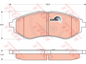 TRW GDB3330 stabdžių trinkelių rinkinys, diskinis stabdys 
 Techninės priežiūros dalys -> Papildomas remontas
94566892, 96534653, 94566892, 96534653