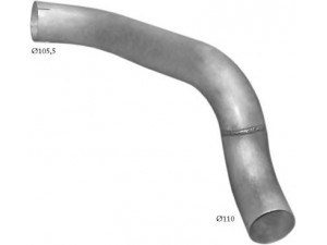 POLMO 64.05 išleidimo kolektorius 
 Išmetimo sistema -> Išmetimo vamzdžiai
41025012