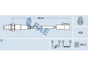 FAE 77305 lambda jutiklis 
 Išmetimo sistema -> Lambda jutiklis
1113382, 3517468, F39F-9F472-BB