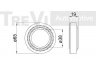 TREVI AUTOMOTIVE WB1259 rato guolio komplektas 
 Ašies montavimas/vairavimo mechanizmas/ratai -> Rato stebulė/montavimas -> Rato guolis
MB001315