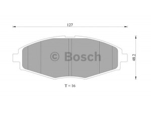 BOSCH 0 986 505 680 stabdžių trinkelių rinkinys, diskinis stabdys 
 Techninės priežiūros dalys -> Papildomas remontas
96 273 708, 96 288 629, 96 446 176