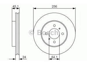 BOSCH 0 986 479 R51 stabdžių diskas 
 Dviratė transporto priemonės -> Stabdžių sistema -> Stabdžių diskai / priedai
MB699285, MR449771, MB699285, MR449771