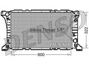 DENSO DRM10096 radiatorius, variklio aušinimas 
 Aušinimo sistema -> Radiatorius/alyvos aušintuvas -> Radiatorius/dalys
6176831, 88VB8005AA