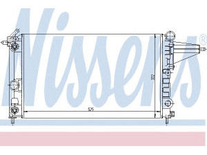 NISSENS 63225 radiatorius, variklio aušinimas 
 Aušinimo sistema -> Radiatorius/alyvos aušintuvas -> Radiatorius/dalys
1300 088, 90323474, 1300 088, 90323474