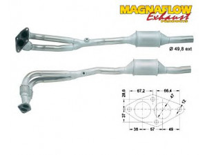 MAGNAFLOW 88812 katalizatoriaus keitiklis 
 Išmetimo sistema -> Katalizatoriaus keitiklis
6N0253208PX