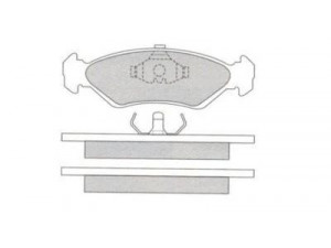 AISIN ASN-2267 stabdžių trinkelių rinkinys, diskinis stabdys
5025048, 6188427