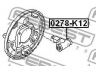 FEBEST 0278-K12 rato stabdžių cilindras 
 Stabdžių sistema -> Ratų cilindrai
44100-AX600, 44100-BH00A