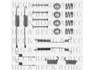 BORG & BECK BBK6023 priedų komplektas, diskinių stabdžių trinkelės