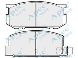APEC braking PAD332 stabdžių trinkelių rinkinys, diskinis stabdys 
 Techninės priežiūros dalys -> Papildomas remontas
725191072, 725191073, 725191074