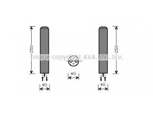 AVA QUALITY COOLING DWD050 džiovintuvas, oro kondicionierius 
 Oro kondicionavimas -> Džiovintuvas
MR500038, 96539635, 96539636, OK30C61500C