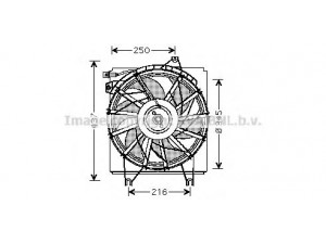 AVA QUALITY COOLING HY7503 ventiliatorius, radiatoriaus 
 Aušinimo sistema -> Oro aušinimas
2523129000, 2535029000, 2538029000