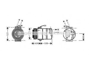 AVA QUALITY COOLING OLAK373 kompresorius, oro kondicionierius 
 Oro kondicionavimas -> Kompresorius/dalys
1854009, 1854100, 09167048