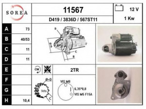 EAI 11567 starteris
DRC2418