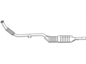 AKS DASIS SG35147 katalizatoriaus keitiklis
