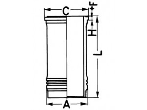KOLBENSCHMIDT 88645110 cilindro įvorė
0 194 901 136, 0 194 901 158, 194 901 136