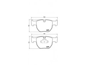 BREMBO P 44 012 stabdžių trinkelių rinkinys, diskinis stabdys 
 Techninės priežiūros dalys -> Papildomas remontas
SFC000010, SFC500050, SFC500080