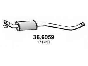ASSO 36.6059 vidurinis duslintuvas
1717LR, 1717NT