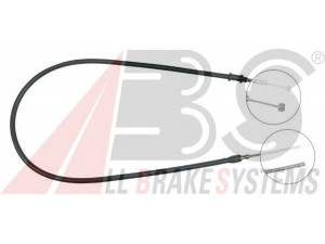 A.B.S. K14157 trosas, stovėjimo stabdys 
 Stabdžių sistema -> Valdymo svirtys/trosai
59760-29001, 5976029000