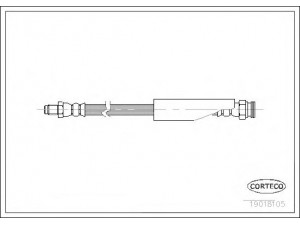 CORTECO 19018105 stabdžių žarnelė 
 Stabdžių sistema -> Stabdžių žarnelės
60507998