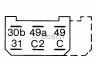 BOSCH 0 335 210 143 posūkio rodiklio pertraukiklis 
 Elektros įranga -> Relė
KN 007 4, 0039947, 039947, 42024467