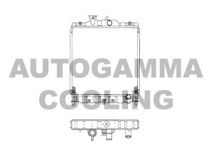 AUTOGAMMA 102114 radiatorius, variklio aušinimas