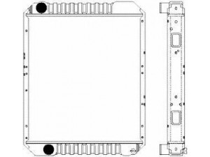 SAKURA  Automotive 1191-0303 radiatorius, variklio aušinimas