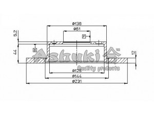ASHUKI H036-01 stabdžių diskas 
 Dviratė transporto priemonės -> Stabdžių sistema -> Stabdžių diskai / priedai
0 986 478 676/BOSCH, 08.4423.20/BREMBO