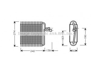AVA QUALITY COOLING CRV057 garintuvas, oro kondicionierius
56006218, 56006218