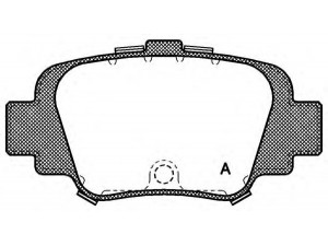 OPEN PARTS BPA0499.00 stabdžių trinkelių rinkinys, diskinis stabdys 
 Techninės priežiūros dalys -> Papildomas remontas
4406099B25, 4406099B85