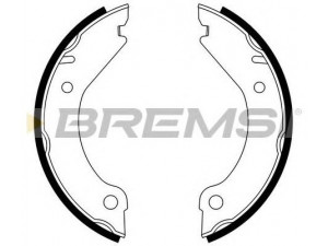 BREMSI GF0603 stabdžių trinkelių komplektas, stovėjimo stabdis 
 Stabdžių sistema -> Rankinis stabdys
5015659, 12124286, 1229428, 12294286