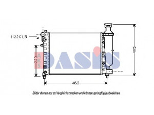 AKS DASIS 060780N radiatorius, variklio aušinimas 
 Aušinimo sistema -> Radiatorius/alyvos aušintuvas -> Radiatorius/dalys
1301SQ, 1301SR, 1301TA