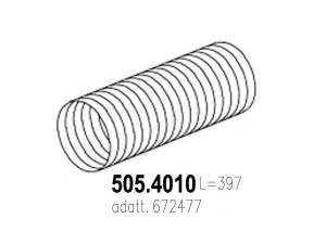 ASSO 505.4010 lanksti žarna, išmetimo sistema
672477