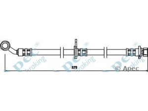 APEC braking HOS3504 stabdžių žarnelė 
 Stabdžių sistema -> Stabdžių žarnelės
01464S5AJ01, 01464S5AJ02, 01464S5TE00