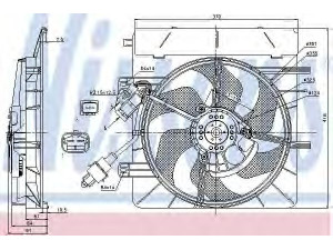 NISSENS 85307 ventiliatorius, radiatoriaus 
 Aušinimo sistema -> Oro aušinimas
1253.C6, 1253E9, 1253H3, 1253.C6
