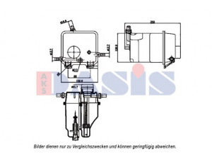 AKS DASIS 053014N išsiplėtimo bakelis, aušinimo skystis 
 Aušinimo sistema -> Radiatorius/alyvos aušintuvas -> Išsiplėtimo bakelis, variklio aušinimo skystis
17137501959, 7501959