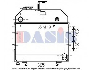 AKS DASIS 440289N radiatorius, variklio aušinimas