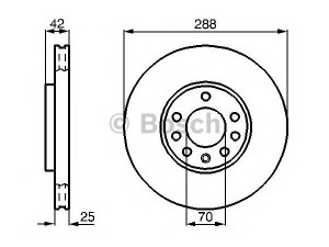 BOSCH 0 986 478 588 stabdžių diskas 
 Stabdžių sistema -> Diskinis stabdys -> Stabdžių diskas
5 69 056, 90496327, 90512029, 32 02 5723