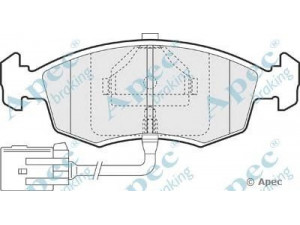 APEC braking PAD774 stabdžių trinkelių rinkinys, diskinis stabdys
1034512, 6521375, 6704270, 6706468